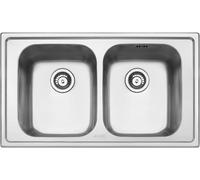 SMEG LM862-2 LAVELLO INCASSO DOPPIA VASCA 860mm ACCIAIO INOX