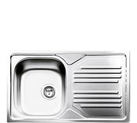 Smeg LYP861D Lavello incasso cm 86 x 50, 1 vasca sx + gocciolatoio dx - inox