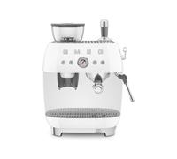 Smeg Macchina da Caffè Espresso Manuale 50's Style, bianco Macchina da Caffè Espresso Manuale 50's Style, bianco