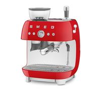 Smeg Macchina da caffè espresso manuale con macinacaffè EGF03RDEU finitura rosso