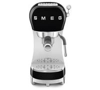 Smeg, Macchina da Caffè Espresso Manuale ECF02BLEU, Made in Italy, Cappuccino System, Thermoblock, Tazze Grandi e Funzione Caffè Doppio, Made in Italy, Dimensioni Compatte, 1350W, Nero