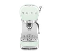 Smeg, Macchina da Caffè Espresso Manuale ECF02PGEU, Made in Italy, Cappuccino System, Thermoblock, Tazze Grandi e Funzione Caffè Doppio, Made in Italy, Dimensioni Compatte, 1350W, Verde Pastello