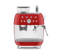 Cafetera Manual Smeg EGF03RDEU 2,4 L 20 Bar con Molinillo Integrato e Doppia Caldaia Rossa