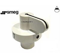 SMEG* MANOPOLA PIANO COTTURA CUCINA GAS BIANCA INNESTO 6 MM M 5327