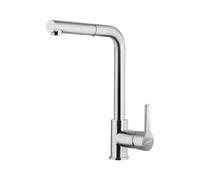 Smeg S Miscelatore monocomando con doccetta MID1NS finitura nichel satinato