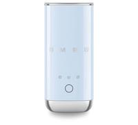 Smeg, Montalatte Elettrico MFF02PBEU, 3 Funzioni Bevanda, Frusta Removibile, Rivestimento Ceramico Antiaderente, 500 W, Azzurro Pastello