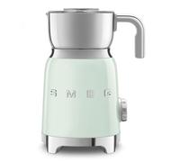 Smeg, montalatte multifunzione mff11pgeu, con sistema ad induzione, 6 programmi preimpostati, una funzione manuale, caraffa removibile da 600 ml, tappo misuratore, avvolgicavo integrato, 500w, verde p