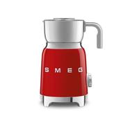 Smeg, Montalatte Multifunzione MFF11RDEU, con Sistema ad Induzione, 6 Programmi Preimpostati, Una funzione Manuale, Caraffa Removibile da 600 ml, Tappo Misuratore, Avvolgicavo Integrato, 500W, Rosso