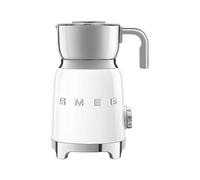 Smeg, Montalatte Multifunzione MFF11WHEU, con Sistema ad Induzione, 6 Programmi Preimpostati, Una funzione Manuale, Caraffa Removibile da 600 ml, Tappo Misuratore, Avvolgicavo Integrato, 500W, Bianco