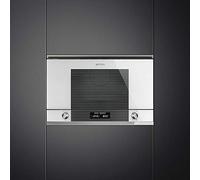 Smeg MP122B1 - Microonde Grill Integrabile Bianco e Inox - Microonde - 22 litri - 850 Watt