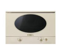 Smeg MP822NPO Forno a microonde Incasso | Classe A | Capacità 22 L, 5 programmi, Grill