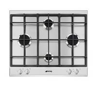 SMEG P260XGH PIANO COTTURA 60CM 4 FUOCHI A GAS COLORE INOX