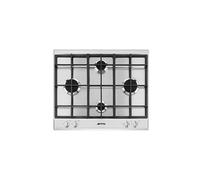 Smeg P260XGH piano cottura Acciaio inox Da incasso 60 cm Gas 4 Fornello(i)