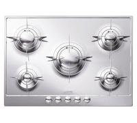 SMEG P705ES PIANO COTTURA A GAS 72CM INCASSO LINEA DESIGN 5 FUOCHI INOX