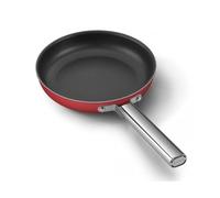 Smeg, Padella Antiaderente CKFF2401RDM, Diametro 24 cm, Manico Ergonomico in Acciaio Inossidabile, Per Tutti i Piani Cottura, Fino a 250° in Forno, Capacità 1,9L, Rosso