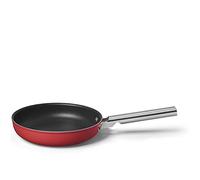 Smeg, Padella Antiaderente CKFF2401RDM, Diametro 24 cm, Manico Ergonomico in Acciaio Inossidabile, Per Tutti i Piani Cottura, Fino a 250° in Forno, Capacità 1,9L, Rosso