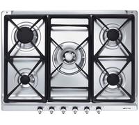 SMEG PIANO COTTURA INCASSO GAS 5 ZONE 70/75CM INOX SE70SGH-5 NEW