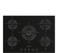 Smeg Cucina PV275B piano cottura Nero Superficie piana 72 cm Gas 5 Fornello(i)