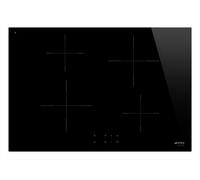 Smeg SI2741D piano cottura Nero Da incasso 75 cm Piano cottura a induzione 4 Fornello(i)
