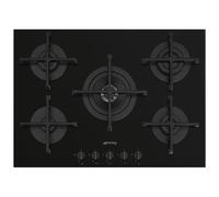 Smeg - Piano Cottura PV275B a Gas 5 Fuochi Colore Nero
