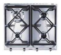 SMEG - Piano Cottura SRV564GH3 a Gas 4 Fuochi da 60 cm Colore Inox Serie Contemporanea con FSD
