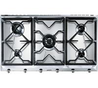 Smeg Universal SRV596GH5 piano cottura Acciaio inox Superficie piana 90 cm Gas 5 Fornello(i)