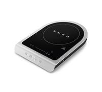 Smeg, Piastra a Induzione Portatile PIC01BLMEU, Programmi Barbercue, Fry e Funzione Keep Warm, 9 Livelli di Potenza, Funzione Boost, Accessori Inclusi, Potenza 2100W, Nero