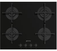 SMEG PV264B PIANO COTTURA GAS 60CM SEMIFILO DESIGN ALTA QUALIT VETRO NERO