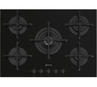 Smeg Cucina PV275B piano cottura Nero Superficie piana 72 cm Gas 5 Fornello(i)