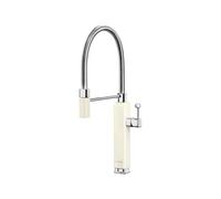 Smeg Rubinetto Miscelatore A Leva Con Doccetta MDF50CR 26,8 Cm Panna