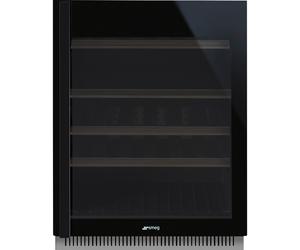 Smeg S Cantina vini sottotop CVI638RN3 finitura vetro nero da 60 cm - Cerniera a destra