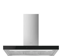 Smeg S Cappa a isola KBTI9L4VN finitura acciaio inox da 90 cm