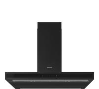 Smeg S Cappa aspirante a isola KLTI9L4MB finitura nero opaco da 90 cm