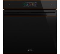 Smeg S Forno combinato vapore Galileo Steam100 Pro SO6606WS4PNR finitura vetro nero e rame da 60 cm