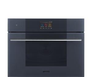 Smeg S Forno compatto combinato microonde Galileo Speedwave SO4104M2PG finitura Neptune Grey da 60 cm