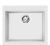 Smeg S Lavello una vasca VZ57B finitura bianco da 57x50 cm - Sopratop