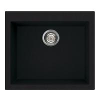 Smeg S Lavello una vasca VZ57N finitura nero da 57x50 cm - Sopratop