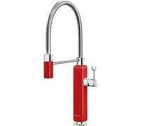 Smeg S Miscelatore monocomando con doccetta MDF50RD finitura rosso