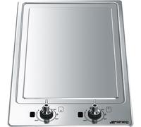 Smeg S Teppan Yaki domino PGF30T-1 in acciaio inox da 30 cm