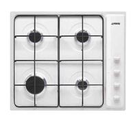 Smeg S64SB piano cottura Bianco Da incasso 60 cm Gas 4 Fornello(i)