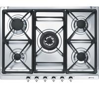 Smeg SE70SGH-5 Acciaio inox Da incasso Gas 5 Fornello(i)