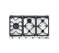 SMEG SE97GXBE5, Piano cottura a gas CLASSICA, Stainless steel