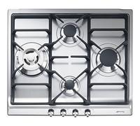 Smeg SER60SGH3 piano cottura Acciaio inox Da incasso Gas 4 Fornello(i)