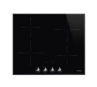 SMEG SI364BM, Piano cottura a induzione CLASSICA, Black glass ceramic (classica knobs)