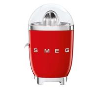 Smeg, Spremiagrumi Elettrico CJF11RDEU, Spremitura a Pressione Manuale, Beccuccio Antigoccia e Cono Universale, Base Antiscivolo, Avvolgicavo Integrato, 70W, Rosso