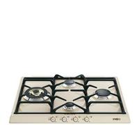 Smeg SR764PO Piano cottura Incasso | Classe A | 4 zone gas, Griglie in ghisa, Accensione automatica