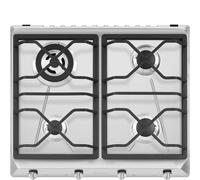 SMEG SRV564O, Piano cottura a gas UNIVERSALE, Stainless steel