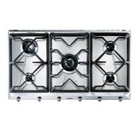 Smeg Universal SRV596GH5 piano cottura Acciaio inox Superficie piana 90 cm Gas 5 Fornello(i)
