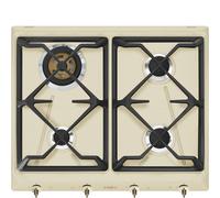 Smeg Coloniale Piano di cottura SRV864POGH Panna