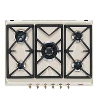 Smeg SRV876AVOGH2 piano cottura Avena Da incasso 75 cm Gas 5 Fornello(i)